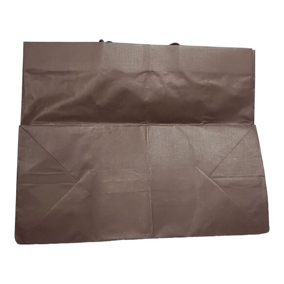 Louis Vuitton Paper Shopping Bag Classic Brown 19x16x9" Designer Authentic - Picture 7 of 14